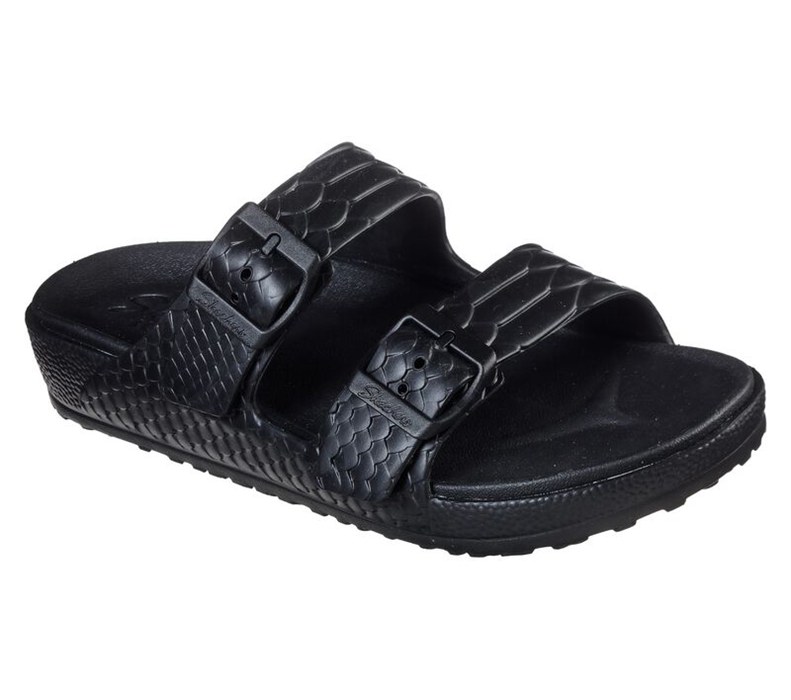 Skechers Cali Gear: Cali Breeze 2.0 - Royal Texture - Womens Slide Black [AU-QU1962]